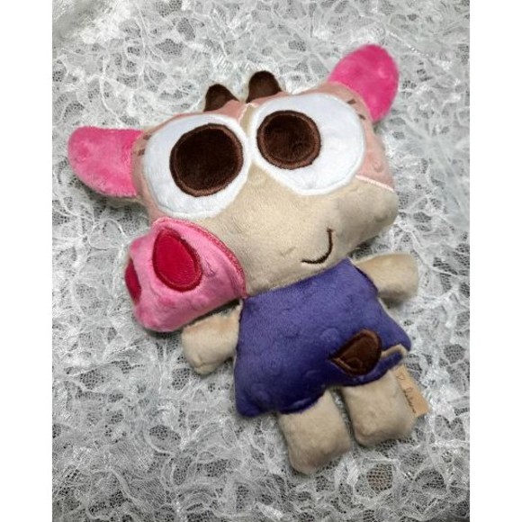 Cowy Lingokids Plush Toy Cow 8.5" Tall Crib safe Soft Handmade personalizable - Picture 5 of 7